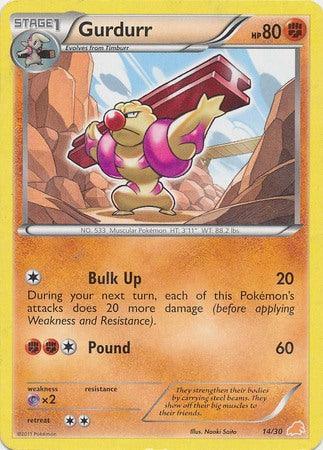 Gurdurr (14/30) [Black & White: Trainer Kit - Excadrill] - for just $0.10! 