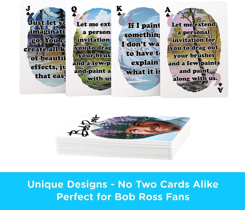 Aquarius Playing Cards: Bob Ross Quotes 2 - for just $6.99! 