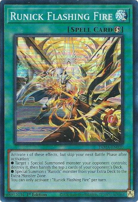 Runick Flashing Fire [TAMA-EN030] Super Rare - for just $0.20! 