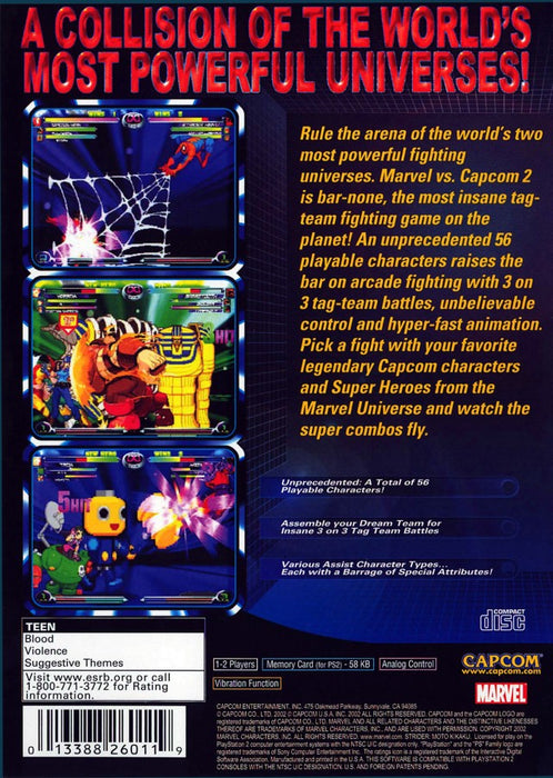 Marvel vs Capcom 2 – PlayStation 2 (PS2) - for just $52.99! 