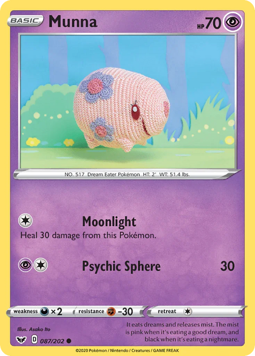 Munna (087/202) [Sword & Shield: Base Set] - for just $0.10! 
