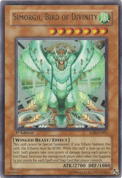 Simorgh, Bird of Divinity [SD8-EN001] Ultra Rare - for just $0.15! 