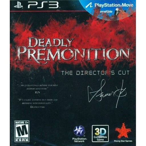 Deadly Premonition: The Director's Cut (Playstation 3) - Premium Video Games - Just $0! Shop now at Retro Gaming of Denver