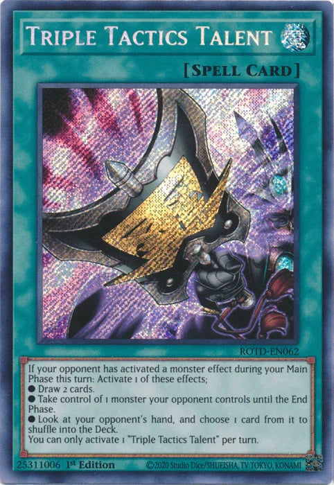 Triple Tactics Talent [ROTD-EN062] Secret Rare - for just $3.25! 
