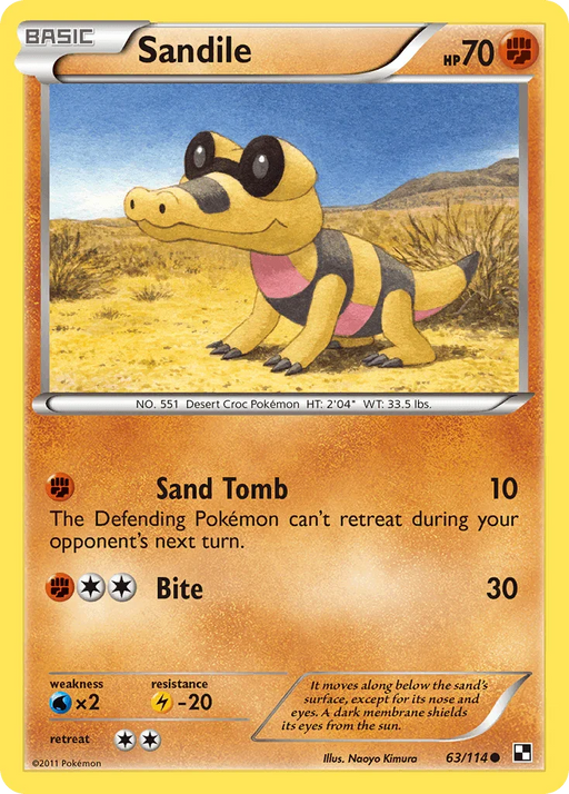 Sandile (63/114) [Black & White: Base Set] - for just $0.10! 