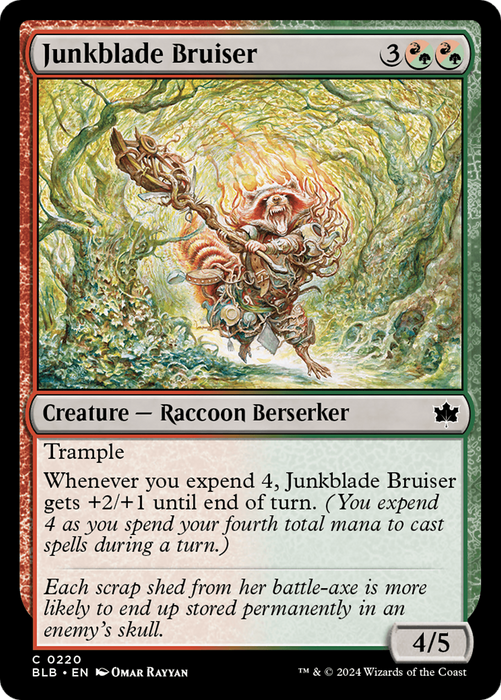 Junkblade Bruiser (BLB-220) - Bloomburrow - for just $0.05! 