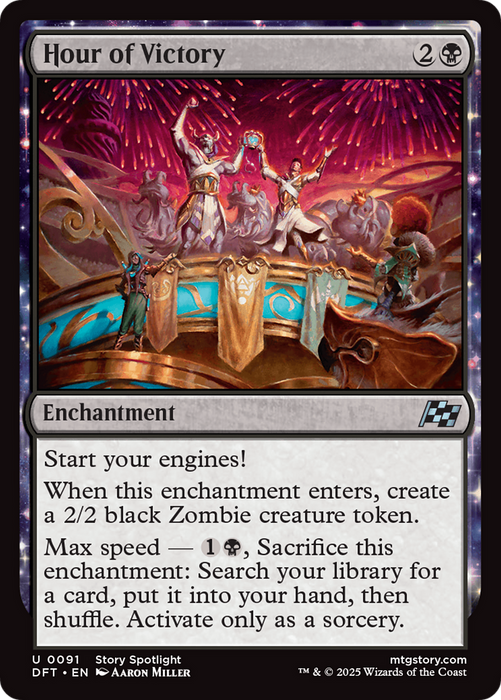 Hour of Victory (DFT-091) - Aetherdrift: (enchantment) Foil - for just $0.06! 