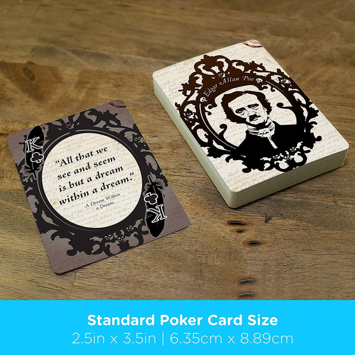 Aquarius Playing Cards: Edgar Allan Poe Quotes - for just $6.99! 