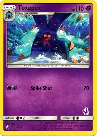 Toxapex (97/236) (Mewtwo Deck) [Battle Academy 2020] - for just $0.10! 