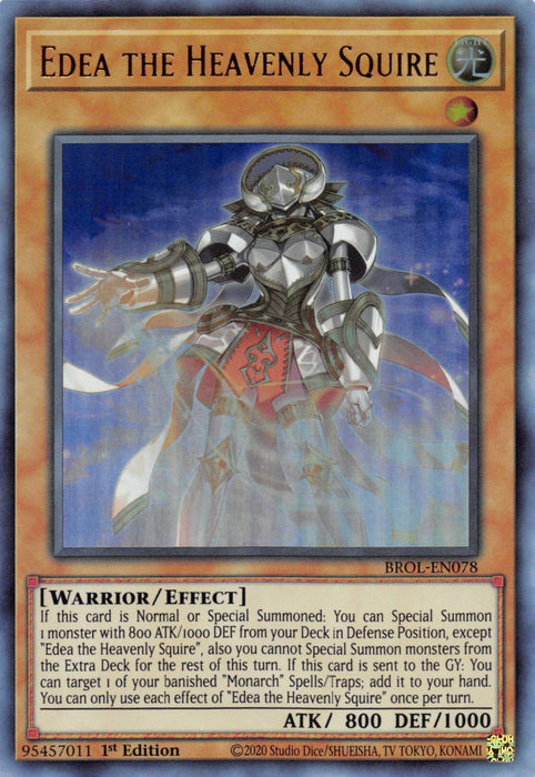 Edea the Heavenly Squire [BROL-EN078] Ultra Rare - for just $0.15! 