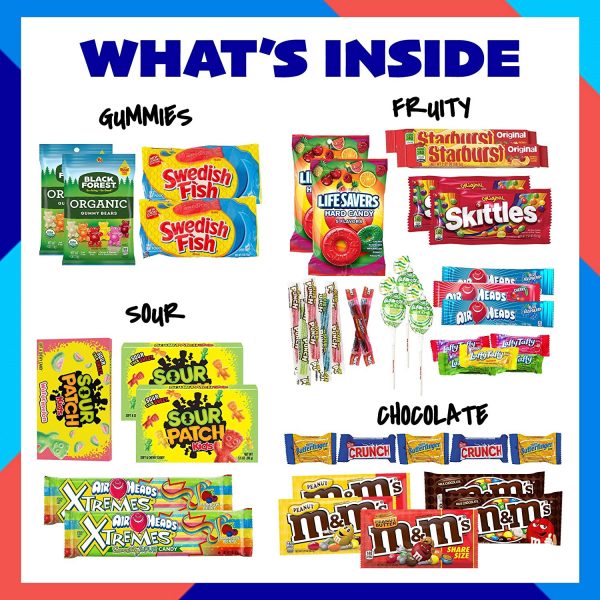 Candy & Snack Box Ultimate Snack Care Package - for just $49.99! 