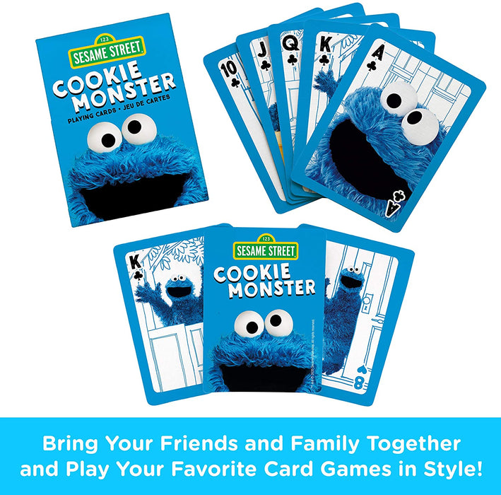 Aquarius Playing Cards: Sesame Street - Cookie Monster - for just $6.99! 