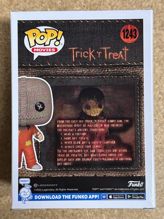 Quinn Lord Signed Trick R Treat Sam Funko Pop! #1243 FS Exclusive With JSA COA - for just $100! 