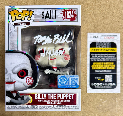 Tobin Bell Signed Saw Billy The Puppet Exclusive Funko Pop #1824 Jigsaw 2025 - for just $250! 