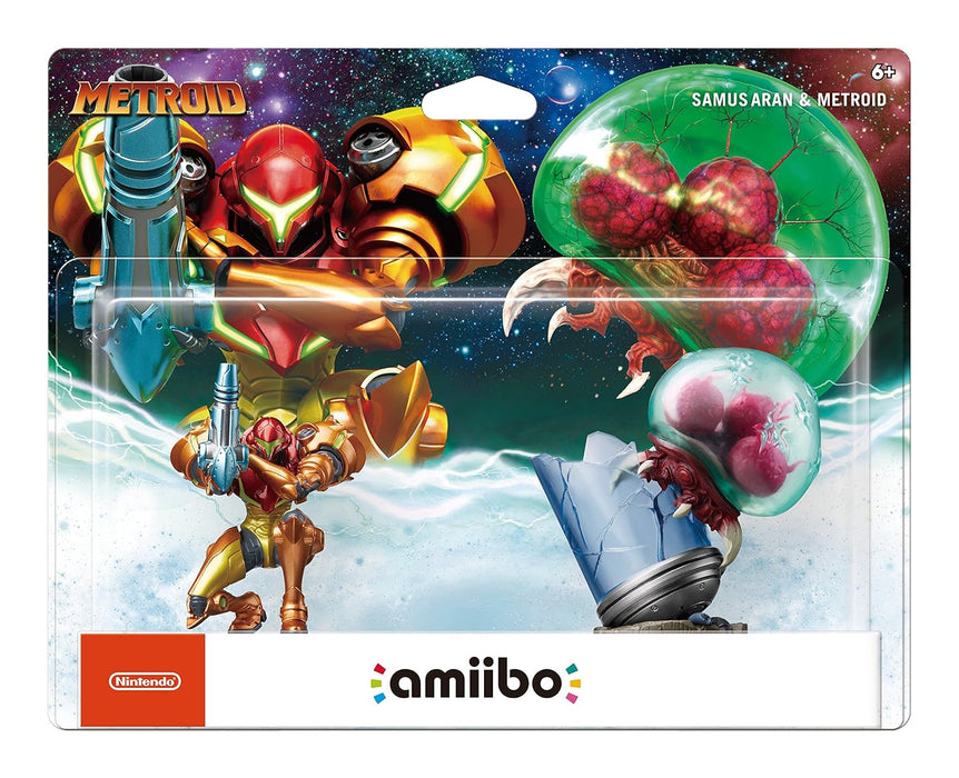 Samus Aran & Metroid Amiibo 2-Pack: Metroid Samus Returns (Nintendo 3DS) - for just $0! 