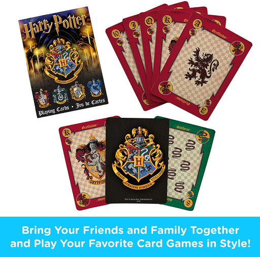 Aquarius Playing Cards: Harry Potter - House Crests - for just $6.99! 