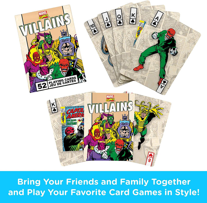Aquarius Playing Cards: Marvel - Villians Retro - for just $6.99! 