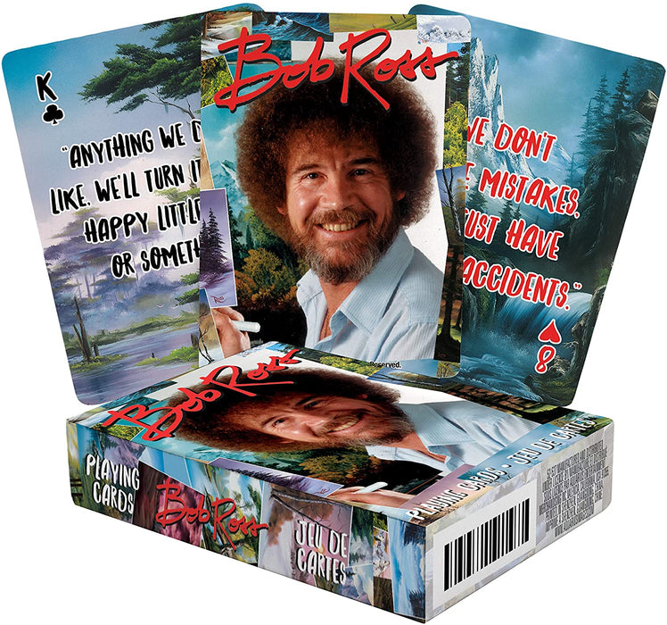 Aquarius Playing Cards: Bob Ross Quotes - for just $6.99! 