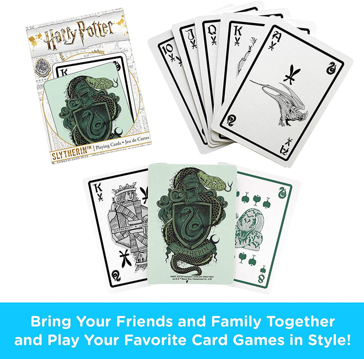Aquarius Playing Cards: Harry Potter - Slytherin - for just $6.99! 