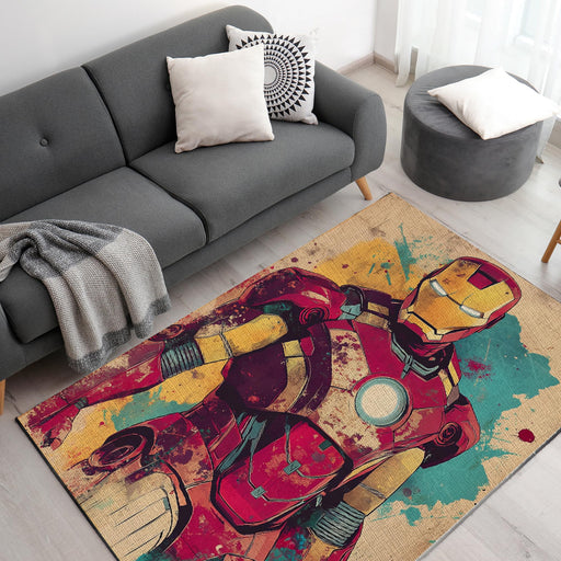 Iron-Man Inspired Decor Rug- 62x40 inches - for just $44.99! 