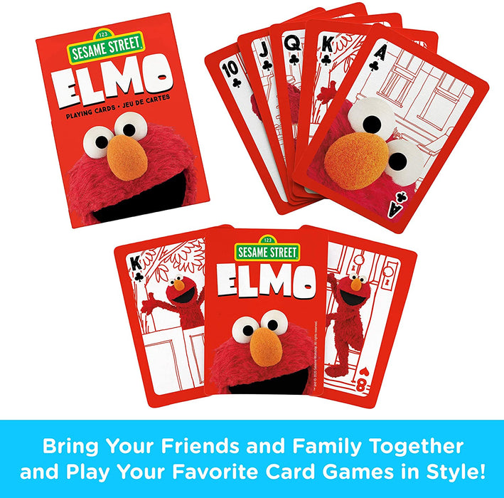 Aquarius Playing Cards: Sesame Street - Elmo - for just $6.99! 