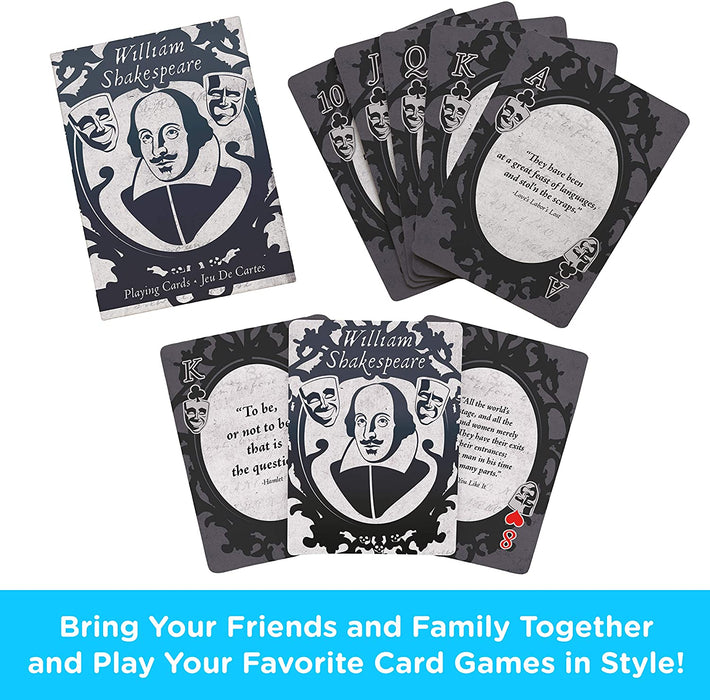 Aquarius Playing Cards: Shakespeare Quotes - for just $6.99! 