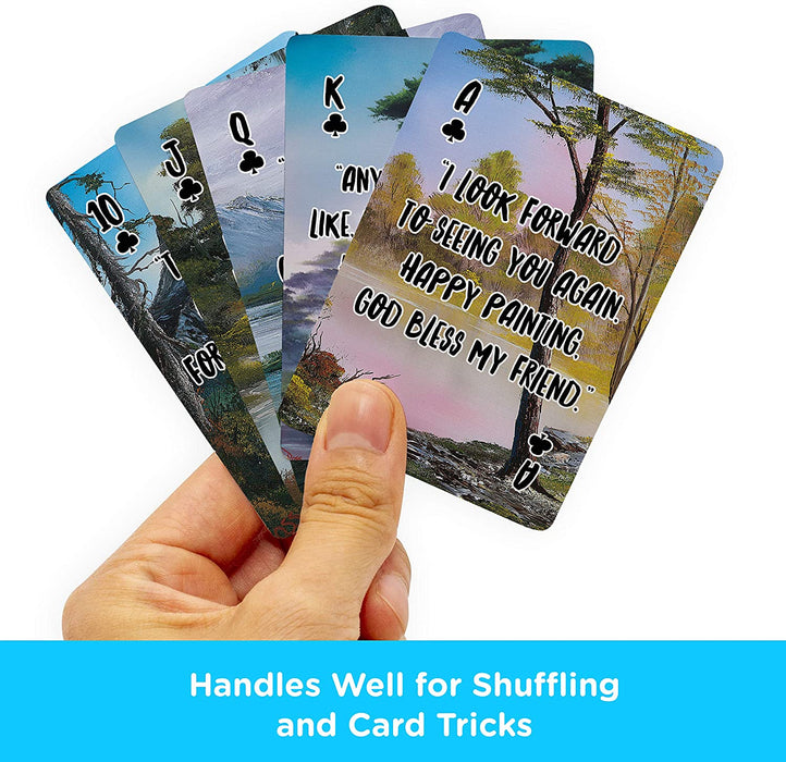 Aquarius Playing Cards: Bob Ross Quotes - for just $6.99! 