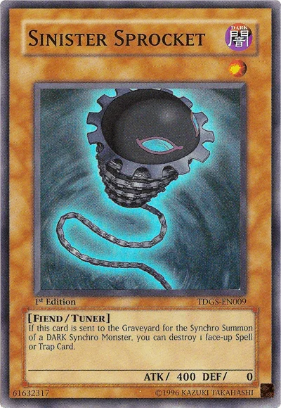 Sinister Sprocket [TDGS-EN009] Super Rare - for just $0.25! 