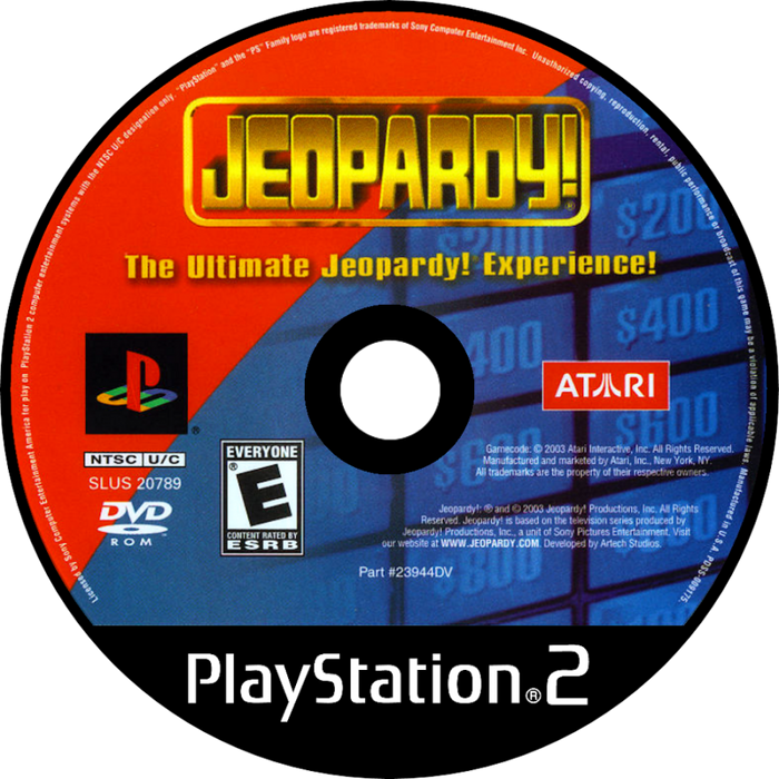 Jeopardy! – PlayStation 2 (PS2) - for just $4.99! 