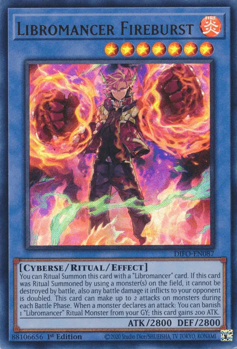 Libromancer Fireburst [DIFO-EN087] Ultra Rare - for just $0.15! 