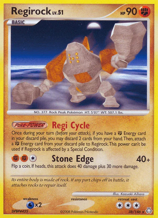 Regirock (38/146) [Diamond & Pearl: Legends Awakened] - for just $2! 