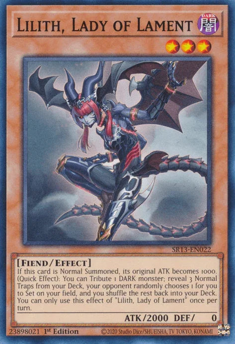 Lilith, Lady of Lament [SR13-EN022] Common - for just $0.10! 