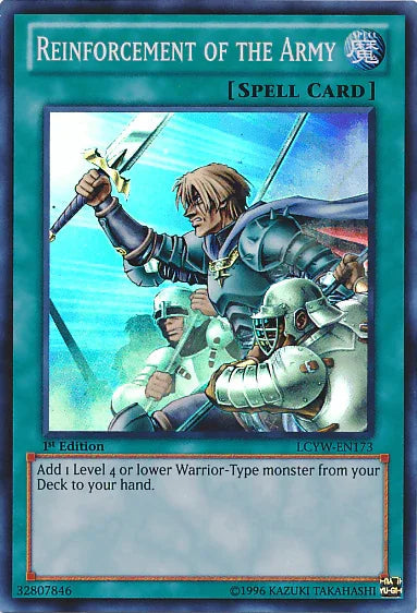 Reinforcement of the Army [LCYW-EN173] Super Rare - for just $0.25! 