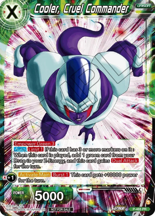 Cooler, Cruel Commander (Z03 Dash Pack) (P-465) [Promotion Cards] - for just $0.15! 