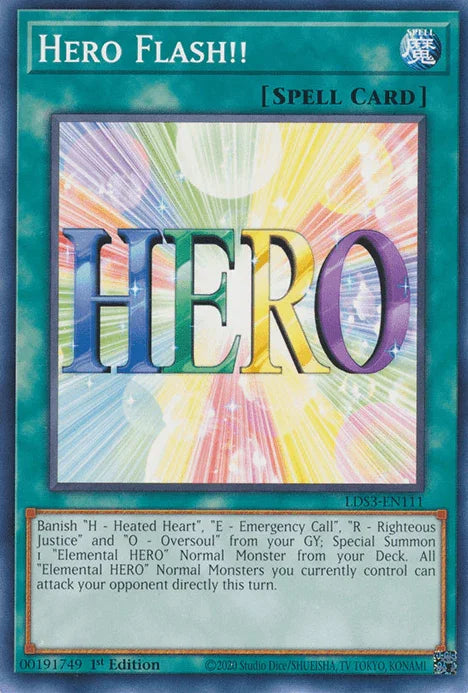 Hero Flash!! [LDS3-EN111] Common - for just $0.10! 