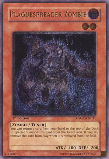 Plaguespreader Zombie (UTR) [CSOC-EN031] Ultimate Rare - for just $23.90! 