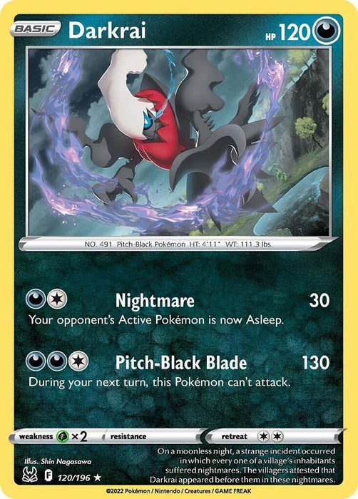 Darkrai (120/196) [Sword & Shield: Lost Origin] - for just $0.20! 