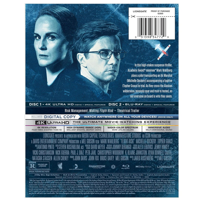 Flight Risk Limited Edition Steelbook [4K + Blu-Ray + Digital] - for just $45.99! 