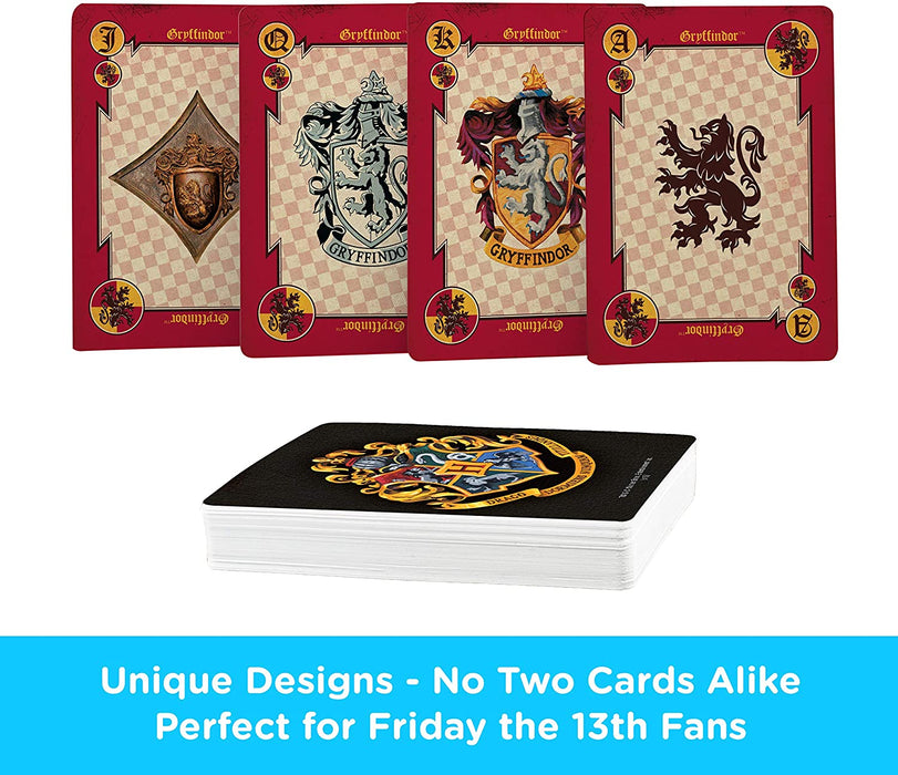 Aquarius Playing Cards: Harry Potter - House Crests - for just $6.99! 