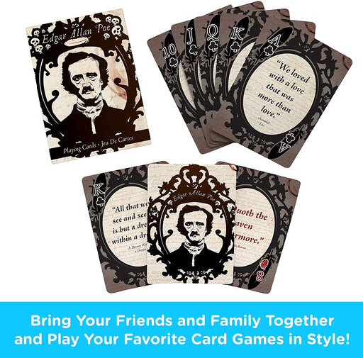 Aquarius Playing Cards: Edgar Allan Poe Quotes - for just $6.99! 