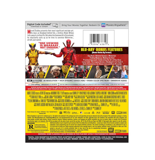 Deadpool & Wolverine [4K UHD] - for just $42.99! 
