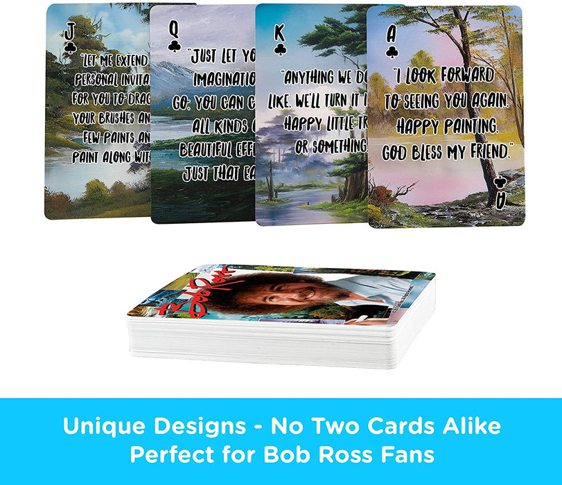 Aquarius Playing Cards: Bob Ross Quotes - for just $6.99! 