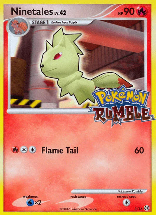 Ninetales (3/16) [Pokémon Rumble] - for just $13.80! 