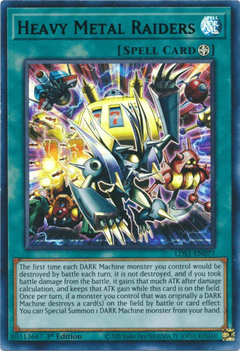 Heavy Metal Raiders (Green) [LDS1-EN077] Ultra Rare - for just $0.25! 