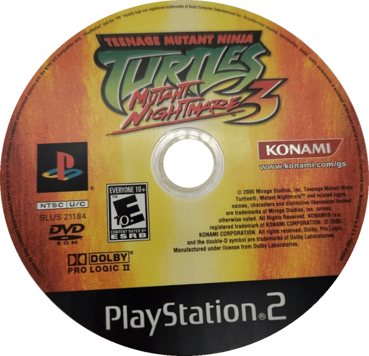 Teenage Mutant Ninja Turtles 3: Mutant Nightmare – PlayStation 2 (PS2) - for just $21.99! 