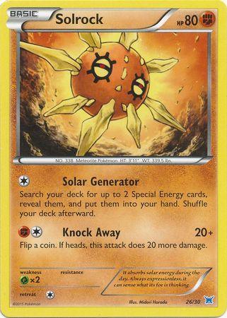 Solrock (26/30) [XY: Trainer Kit 2 - Latios] - for just $0.15! 