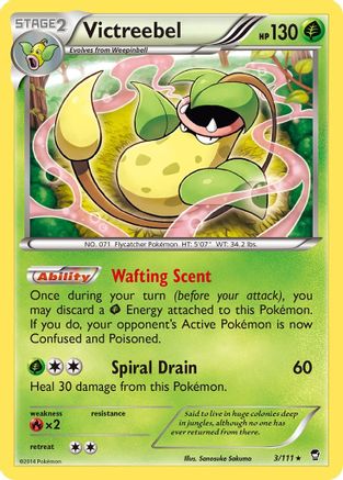Victreebel 003/111 - XY  Furious Fists Reverse Holofoil - for just $0.43! 