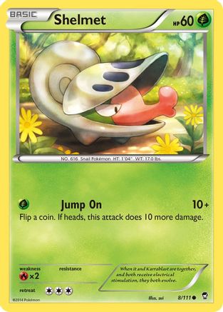 Shelmet 008/111 - XY  Furious Fists - for just $0.05! 