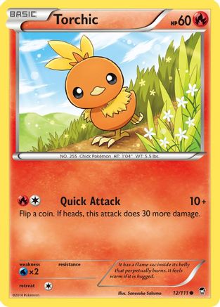 Torchic 012/111 - XY  Furious Fists - for just $0.10! 
