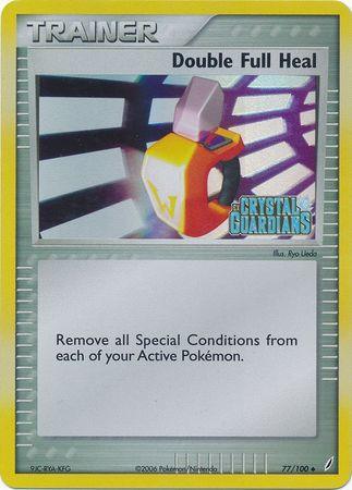 Double Full Heal (77/100) (Stamped) [EX: Crystal Guardians] - for just $1.15! 